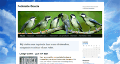Desktop Screenshot of federatiegouda.nl